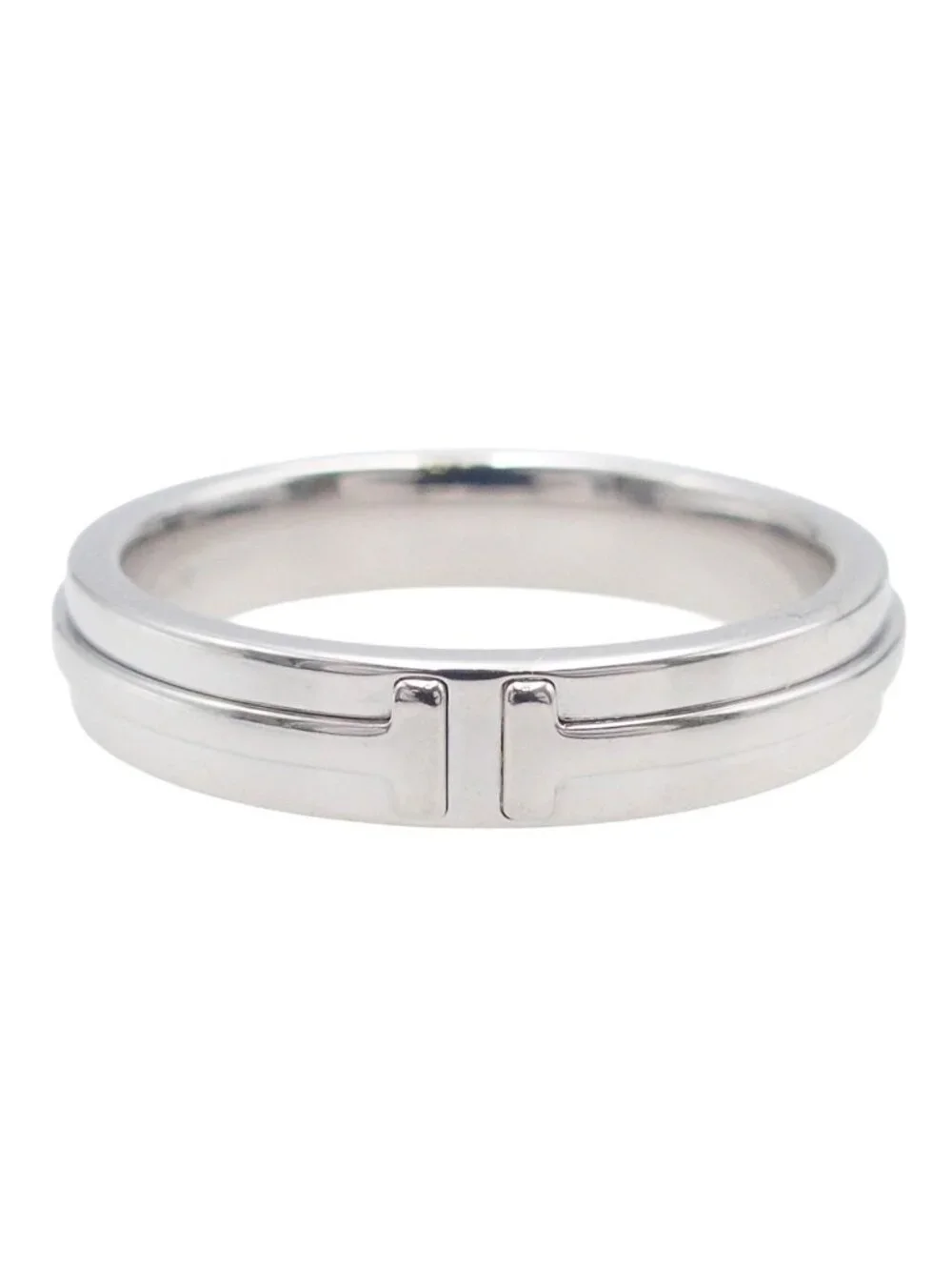 Tiffany & Co T Narrow White Gold 18K Ring